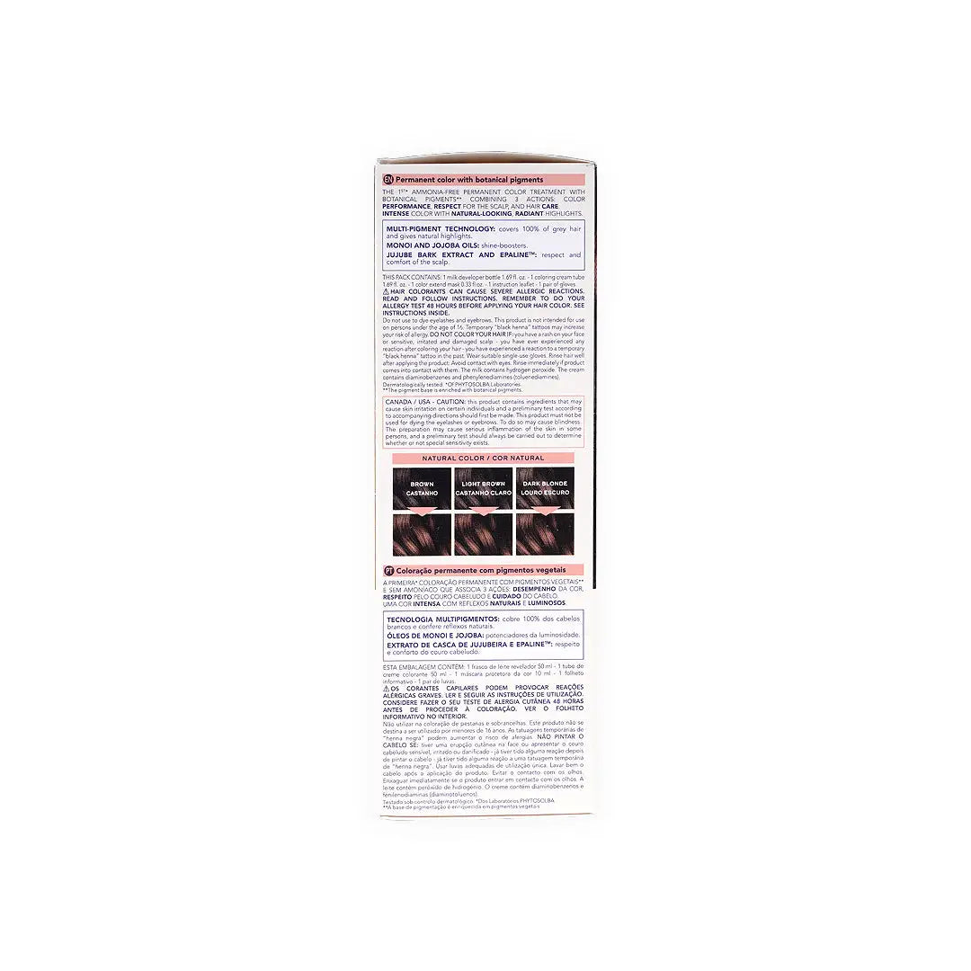 Phyto Permanent Hair Color NO. 5.3 - Light Golden Brown