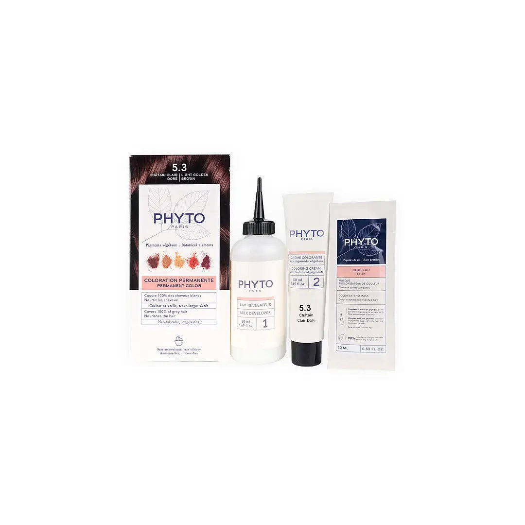 Phyto Permanent Hair Color NO. 5.3 - Light Golden Brown