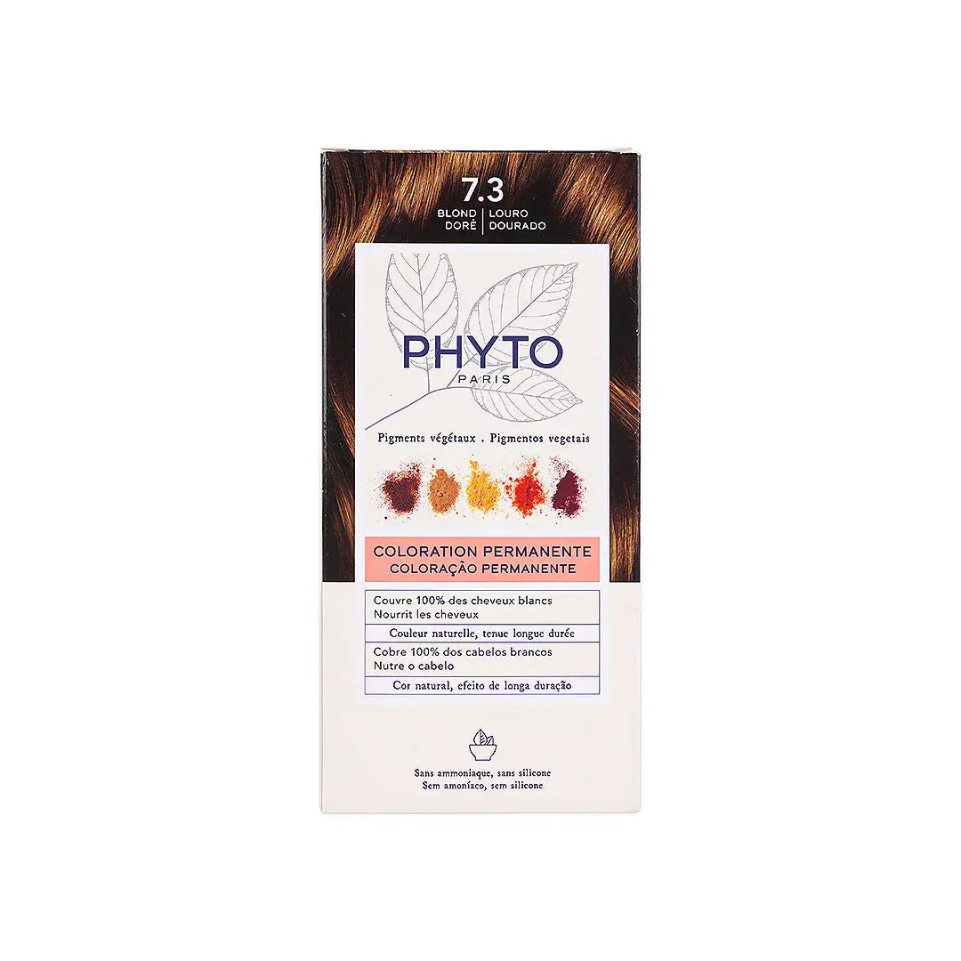Phyto Permanent Hair Color NO.7.3 - Golden Blonde +4