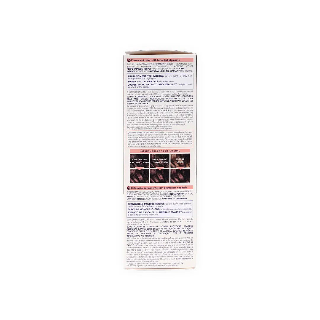 Phyto Permanent Hair Color NO.6.77 - Light Brown Cappuccino