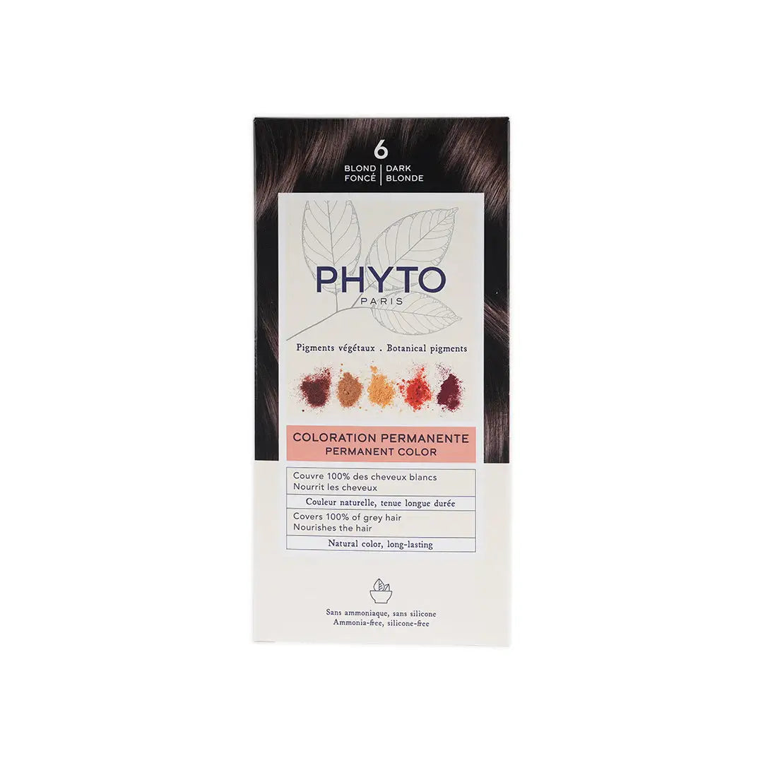 Phyto Permanent Hair Color NO. 6 - Dark Blonde