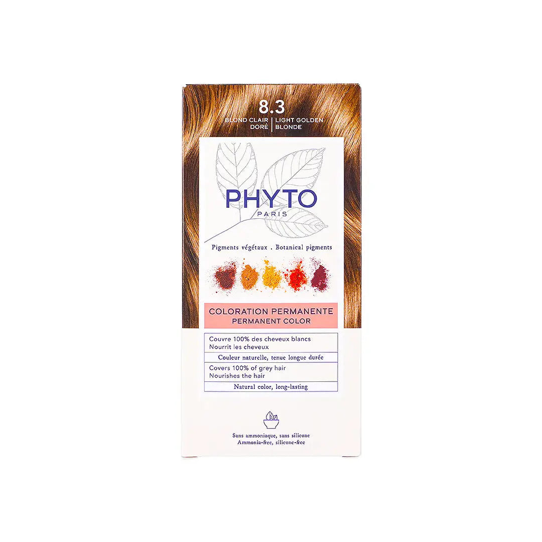 Phyto Permanent Hair Color NO.8.3 - Light Golden Blonde