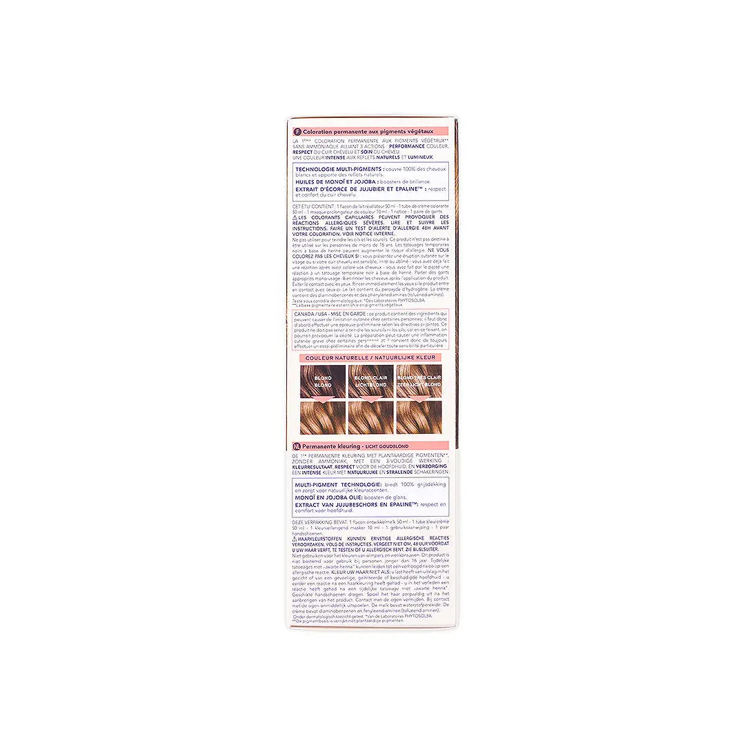 Phyto Permanent Hair Color NO.8.3 - Light Golden Blonde