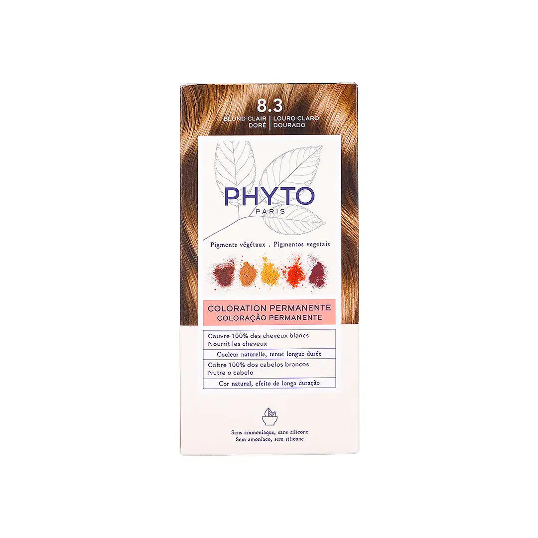 Phyto Permanent Hair Color NO.8.3 - Light Golden Blonde