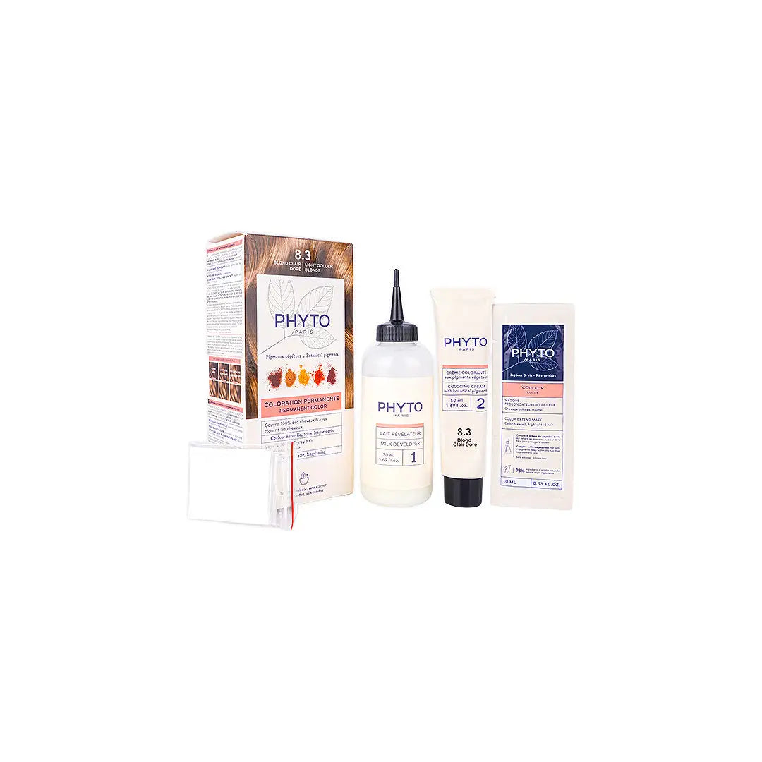 Phyto Permanent Hair Color NO.8.3 - Light Golden Blonde