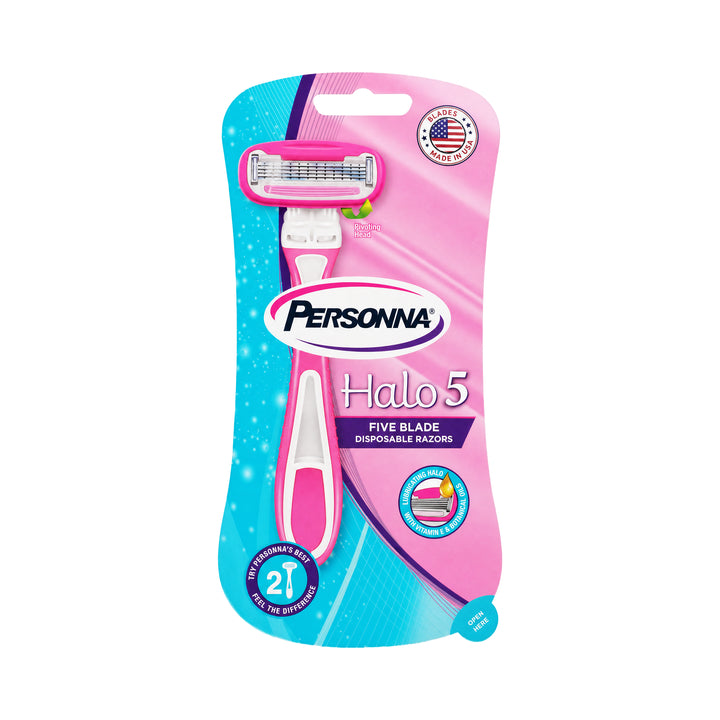 45614-Personna Halo 5 Blade 2 Disposable Razors +1