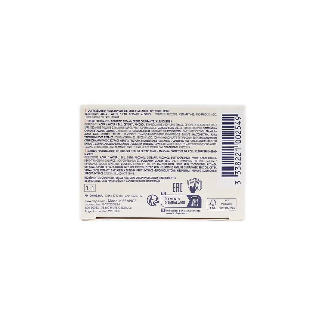 Phyto Permanent Hair Color NO.4 - Chatain
