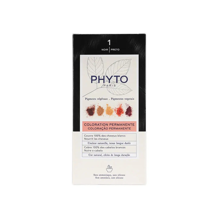 45645-Phyto Permanent Hair Color NO.1 - Black +5