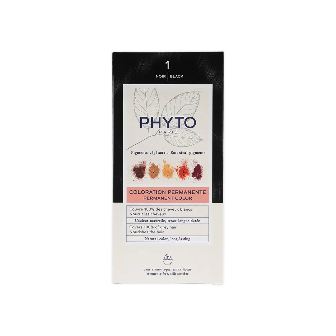 Phyto Permanent Hair Color NO.1 - Black
