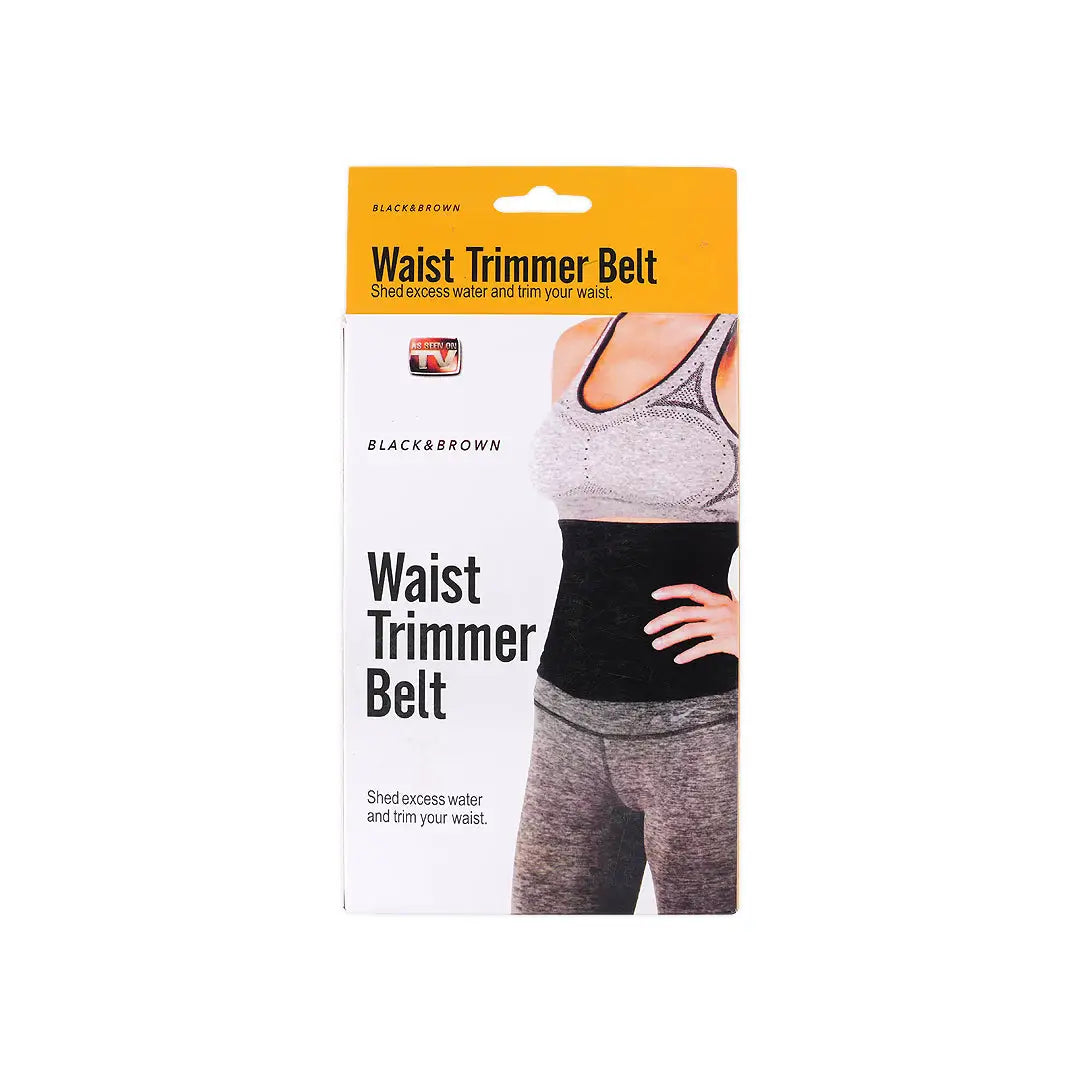 45647-Black &amp; Brown Waist Trimmer Belt-Black +3