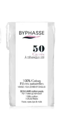 45665-Byphasse Cotton Pads Carres 50Pcs
