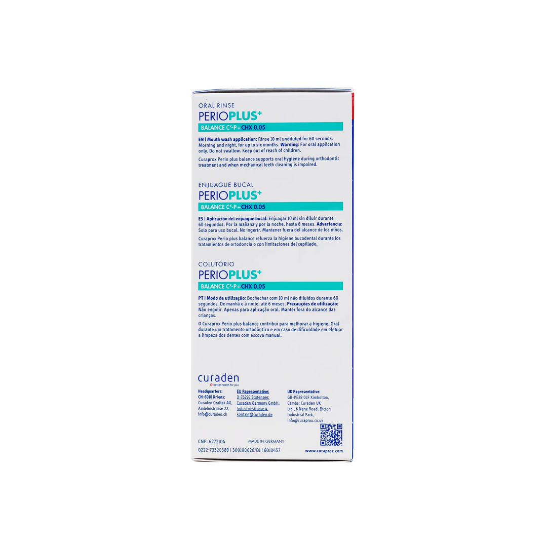 45684-Curaprox Perioplus Balance CHX 0.05 Mouthwash 200ml +2