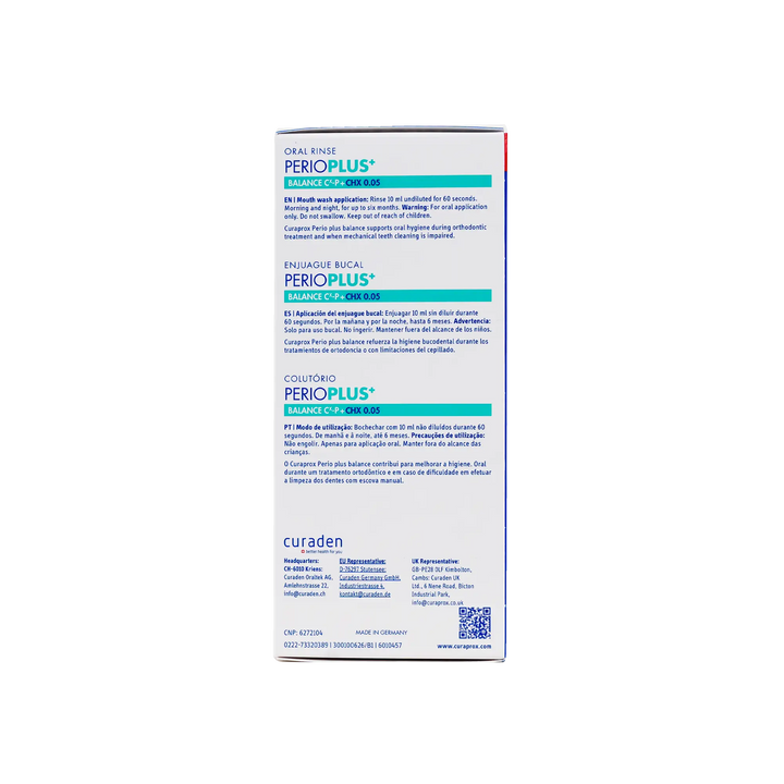 45684-Curaprox Perioplus Balance CHX 0.05 Mouthwash 200ml +2