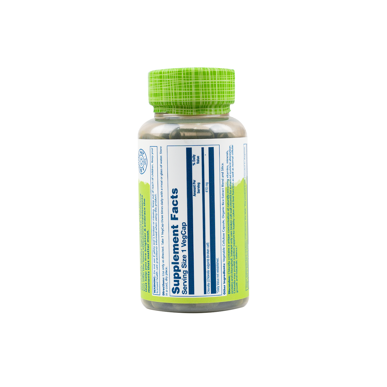 Solaray Chlorella 410mg 100 Vegcap