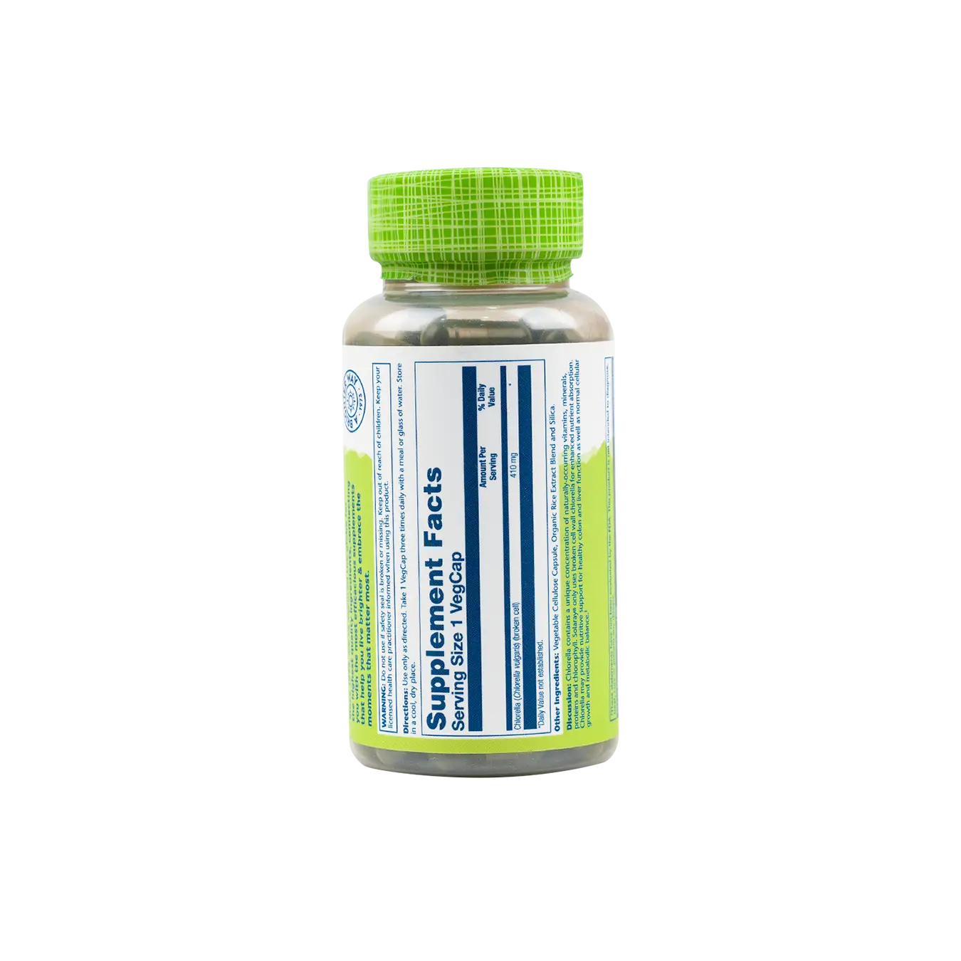 Solaray Chlorella 410mg 100 Vegcap