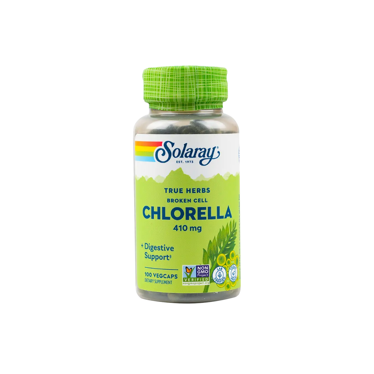 45690-Solaray Chlorella 410mg 100 Vegcap