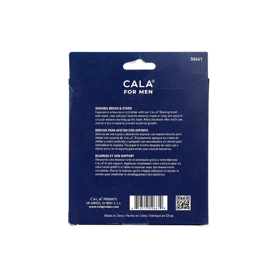 45714-Cala Shaving Brush &amp; Stand +6