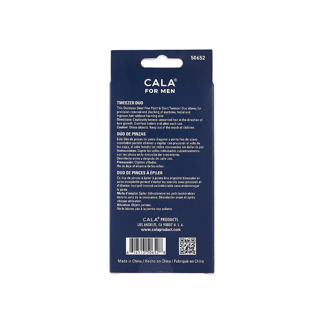 Cala Men Tweezer Duo 2Pcs