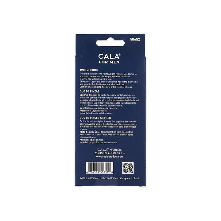 45718-Cala Men Tweezer Duo 2Pcs +3