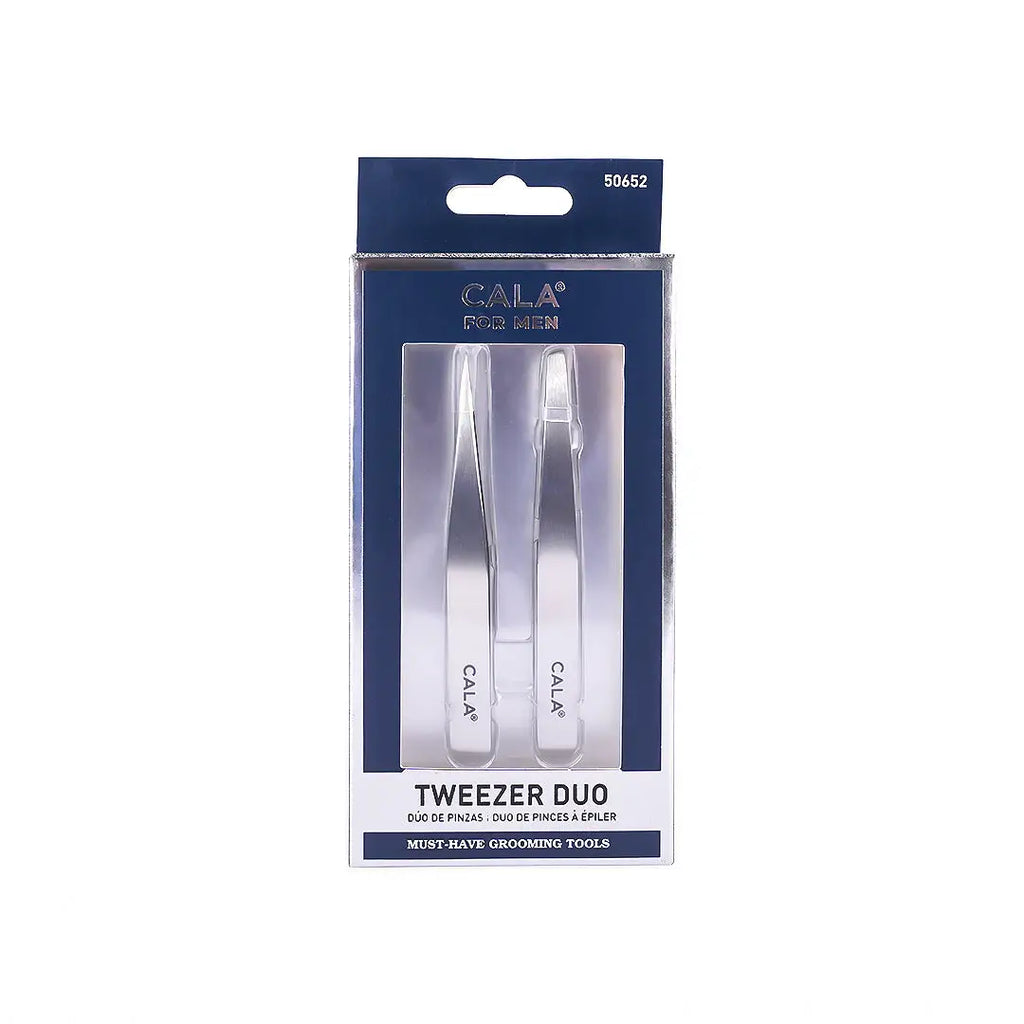 Cala Men Tweezer Duo 2Pcs