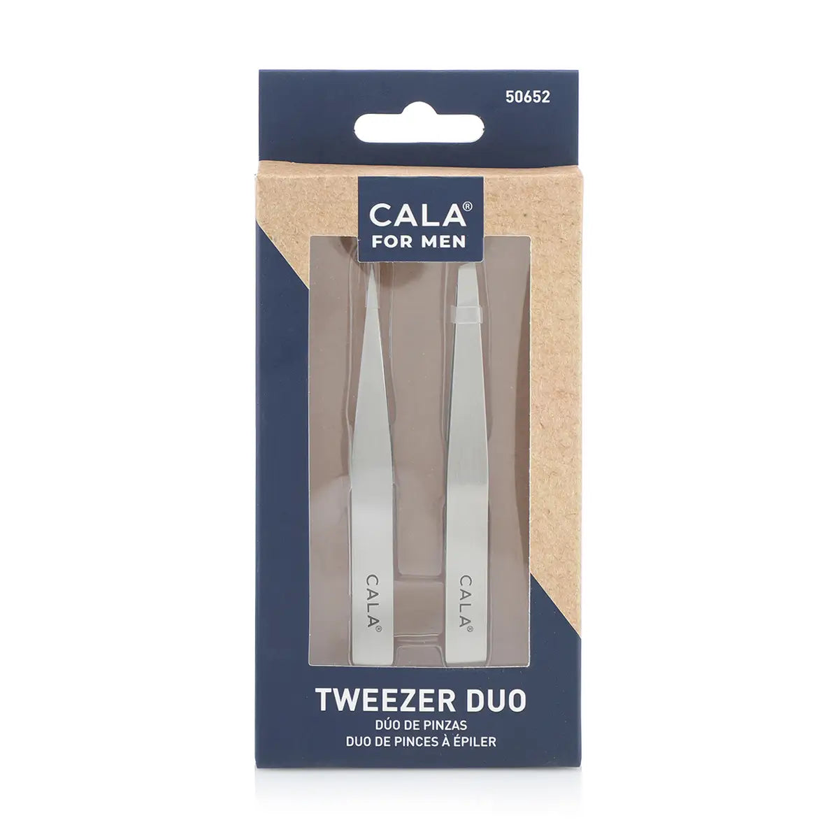 Cala Men Tweezer Duo 2Pcs-50652