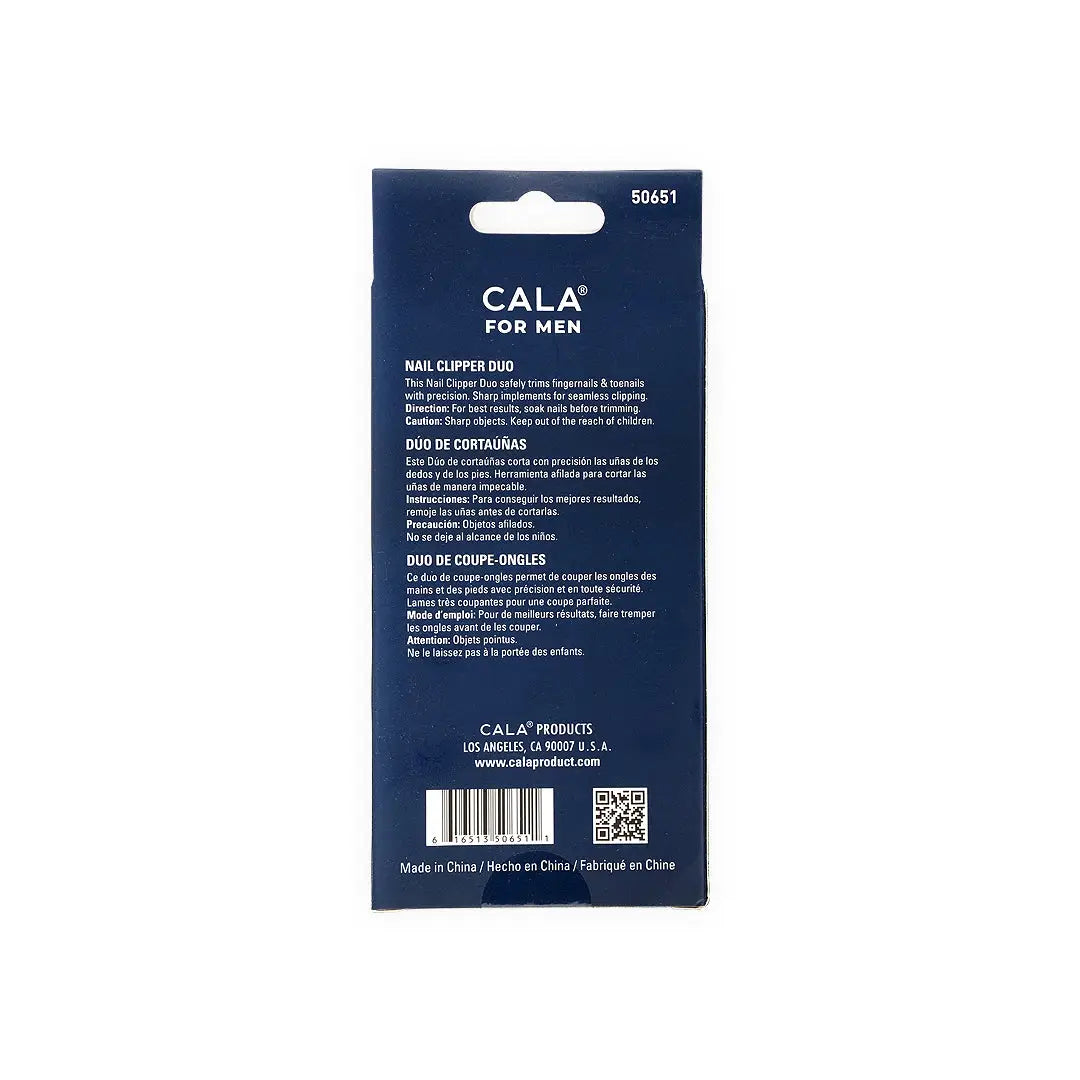 Cala Men Nail Clipper Duo 2Pcs-50651