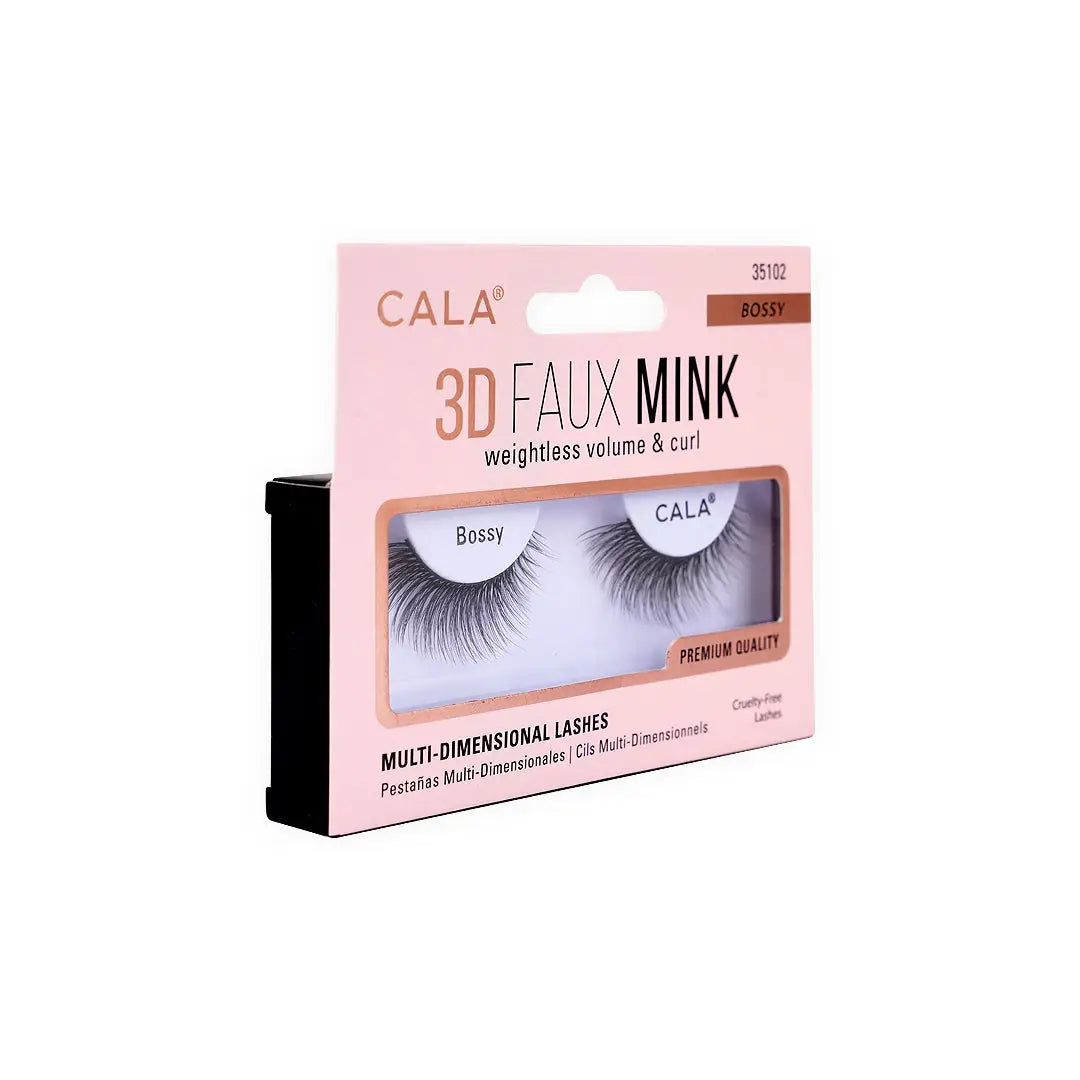 Cala Eye Lashes 3D Faux Mink Bossy
