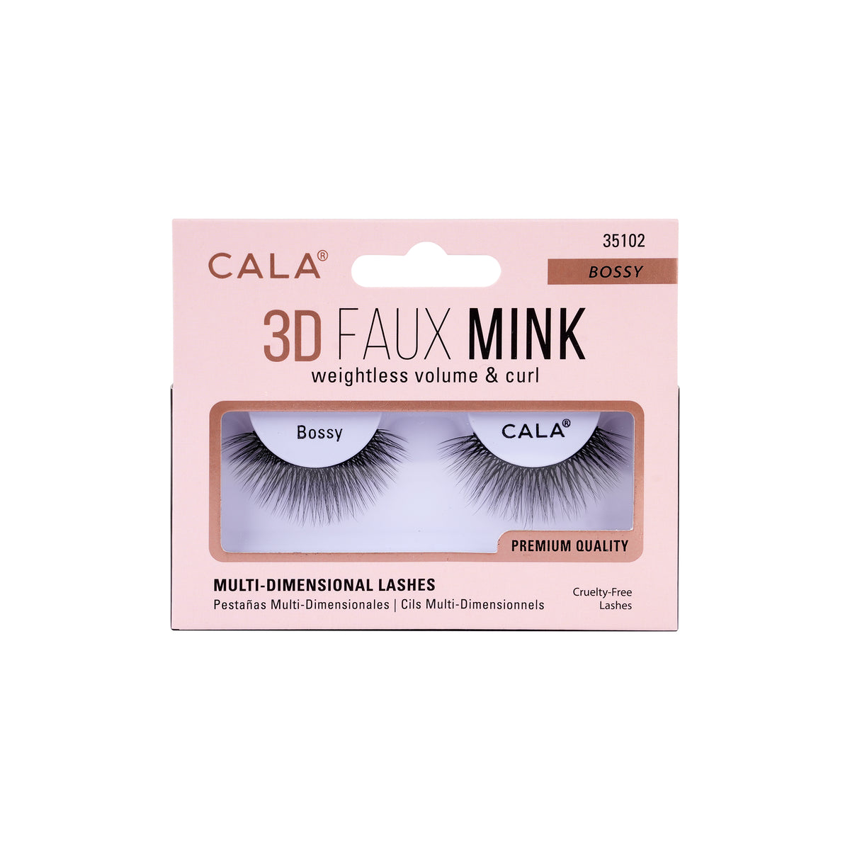 45724-Cala Eye Lashes 3D Faux Mink Bossy
