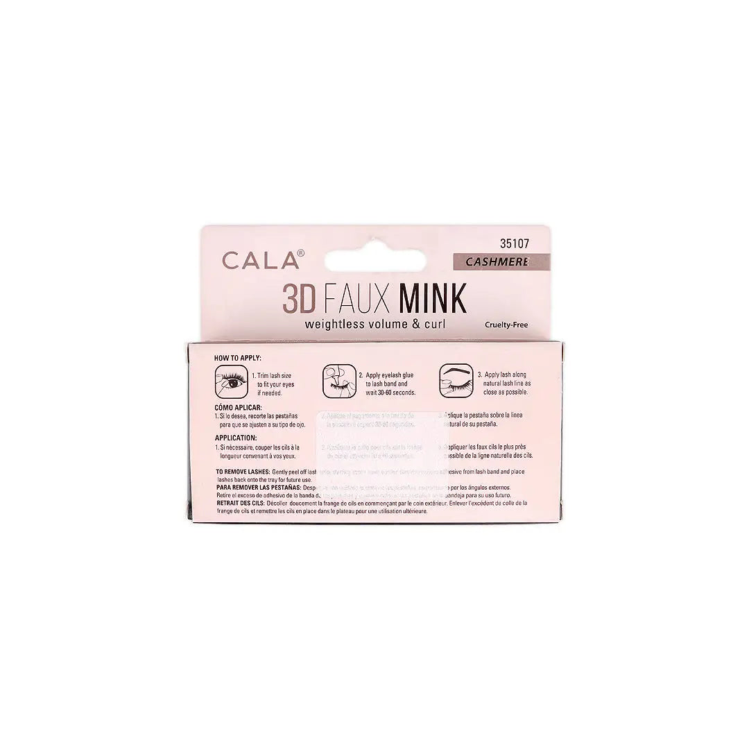 45725-Cala Eye Lashes 3D Faux Mink Sassy Cashmere +2