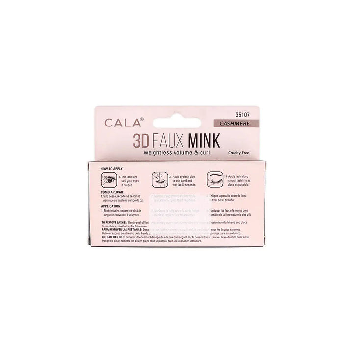 45725-Cala Eye Lashes 3D Faux Mink Sassy Cashmere +2