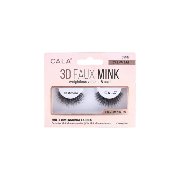 45725-Cala Eye Lashes 3D Faux Mink Sassy Cashmere