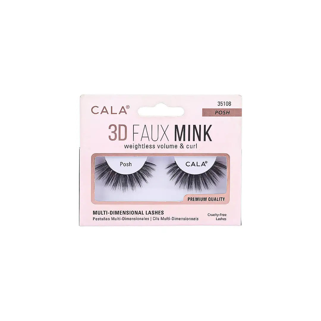 45726-Cala Eye Lashes 3D Faux Mink Posh