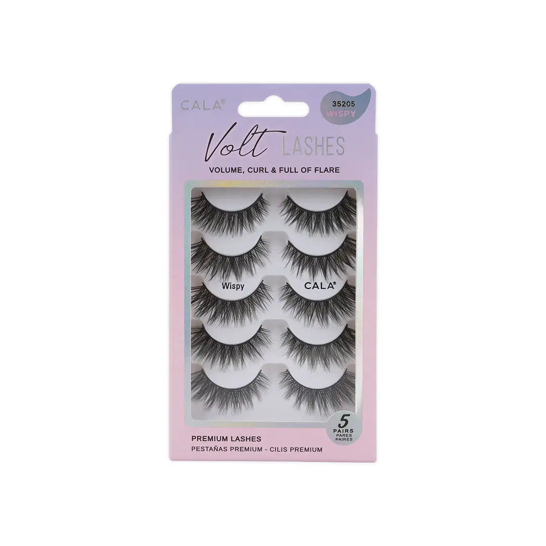 45732-Cala Eye Lashes Volt Premium 5Pairs Wispy