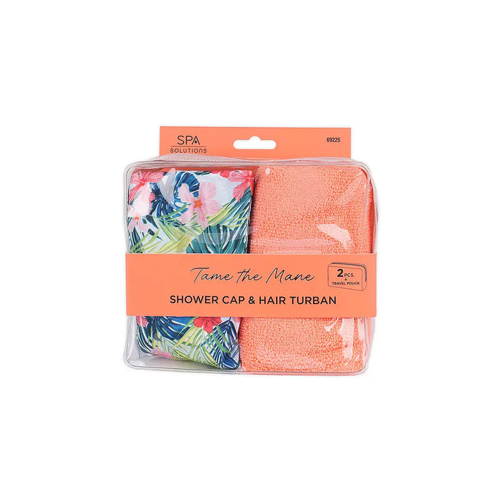 45737-Cala Shower Cap &amp; Hair Turban