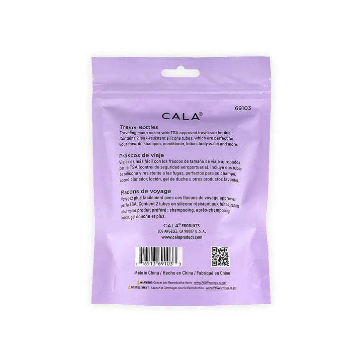 45742-Cala Travel Bottles Silicone 2Pcs +1