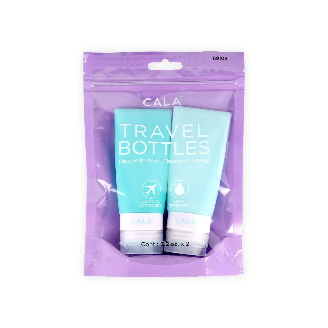 45742-Cala Travel Bottles Silicone 2Pcs