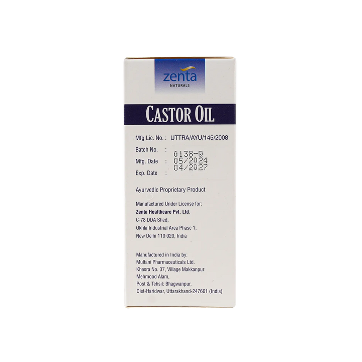 45806-Zenta Castor Oil 100Ml +6