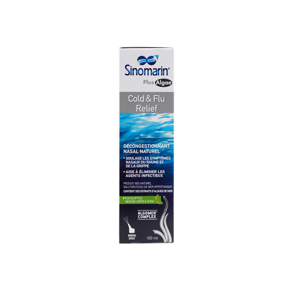 45833-Sinomarin Plus Cold & Flu Relief Spray 100Ml +1
