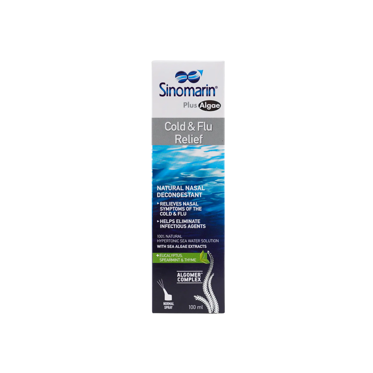 45833-Sinomarin Plus Cold & Flu Relief Spray 100Ml