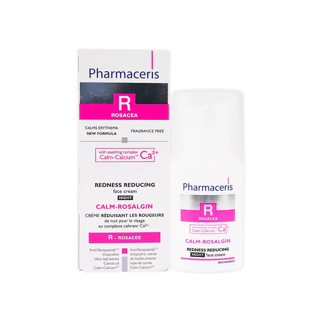 PHARMACERIS CALM-ROSALGIN REDNESS REDUCING NIGHT CREAM 30ML