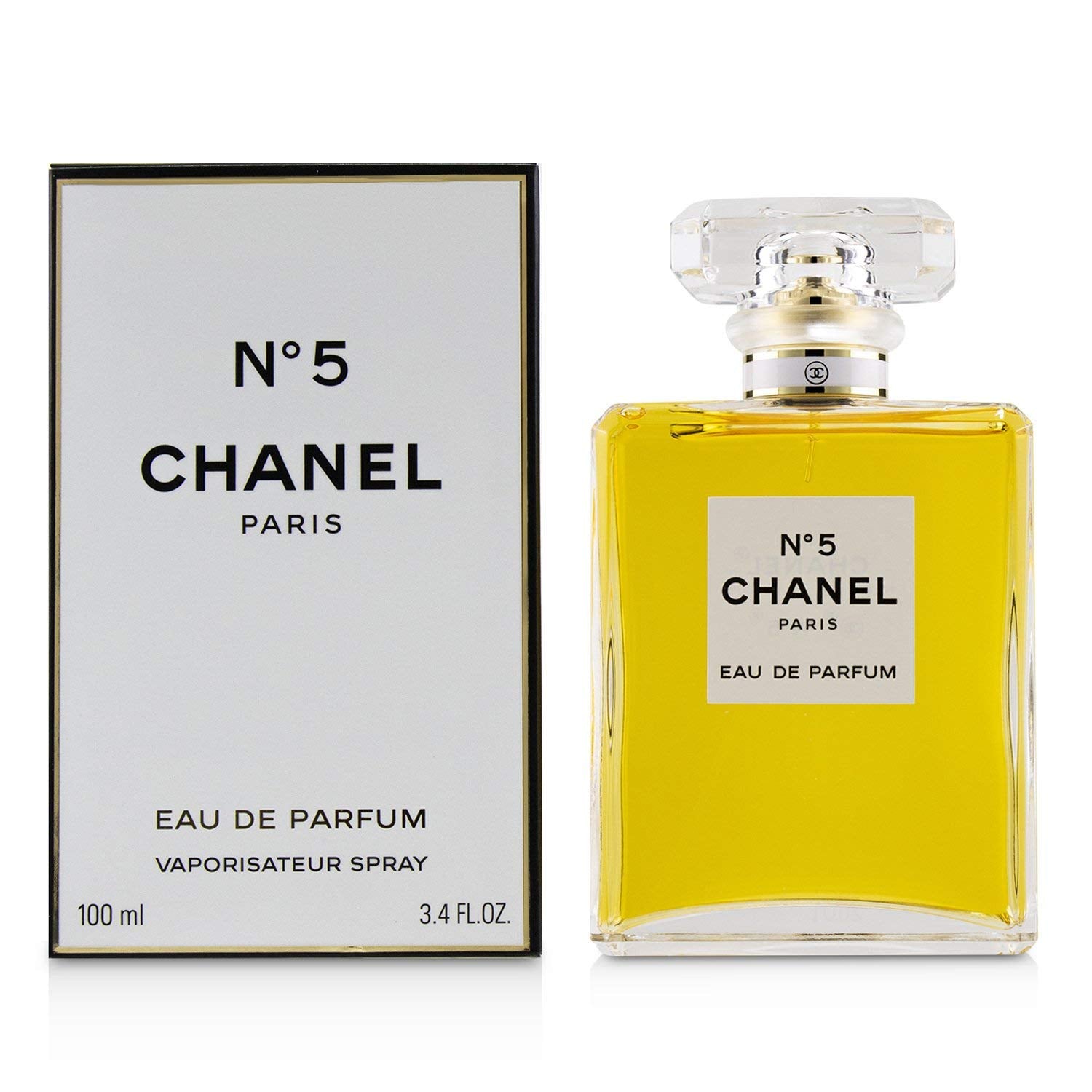 Chanel No. 5 Eau de Parfum Spray, Perfume for Women, 3.4 oz / 100 ml