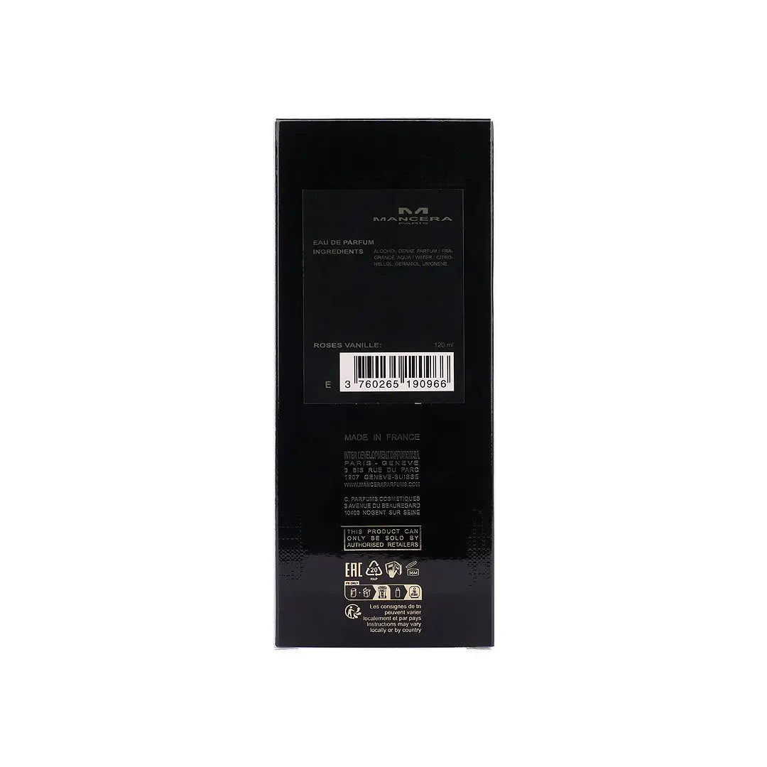 Mancera Roses Vanille EDP 120ml-Women