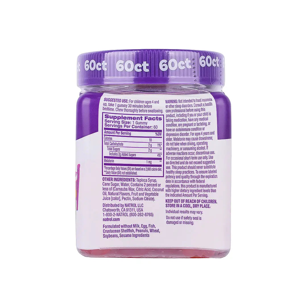 46103-Natrol Kids Melatonin Sleep 1Mg 60 Gummies +3