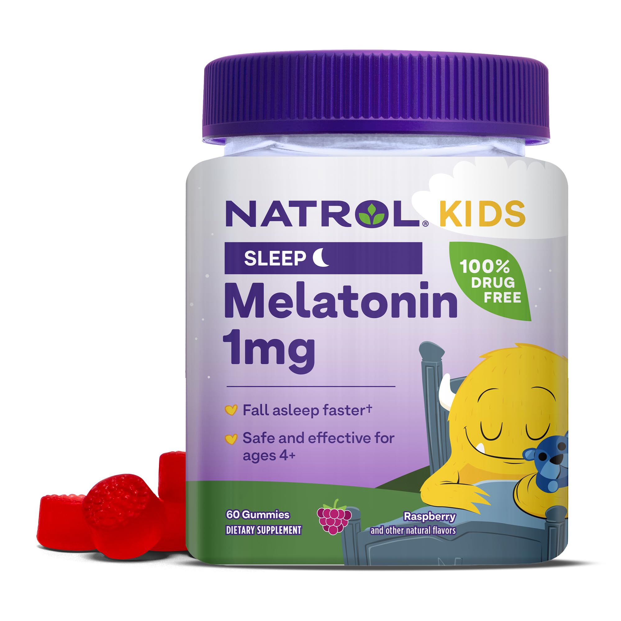 NATROL KIDS MELATONIN SLEEP 1MG 60 GUMMIES