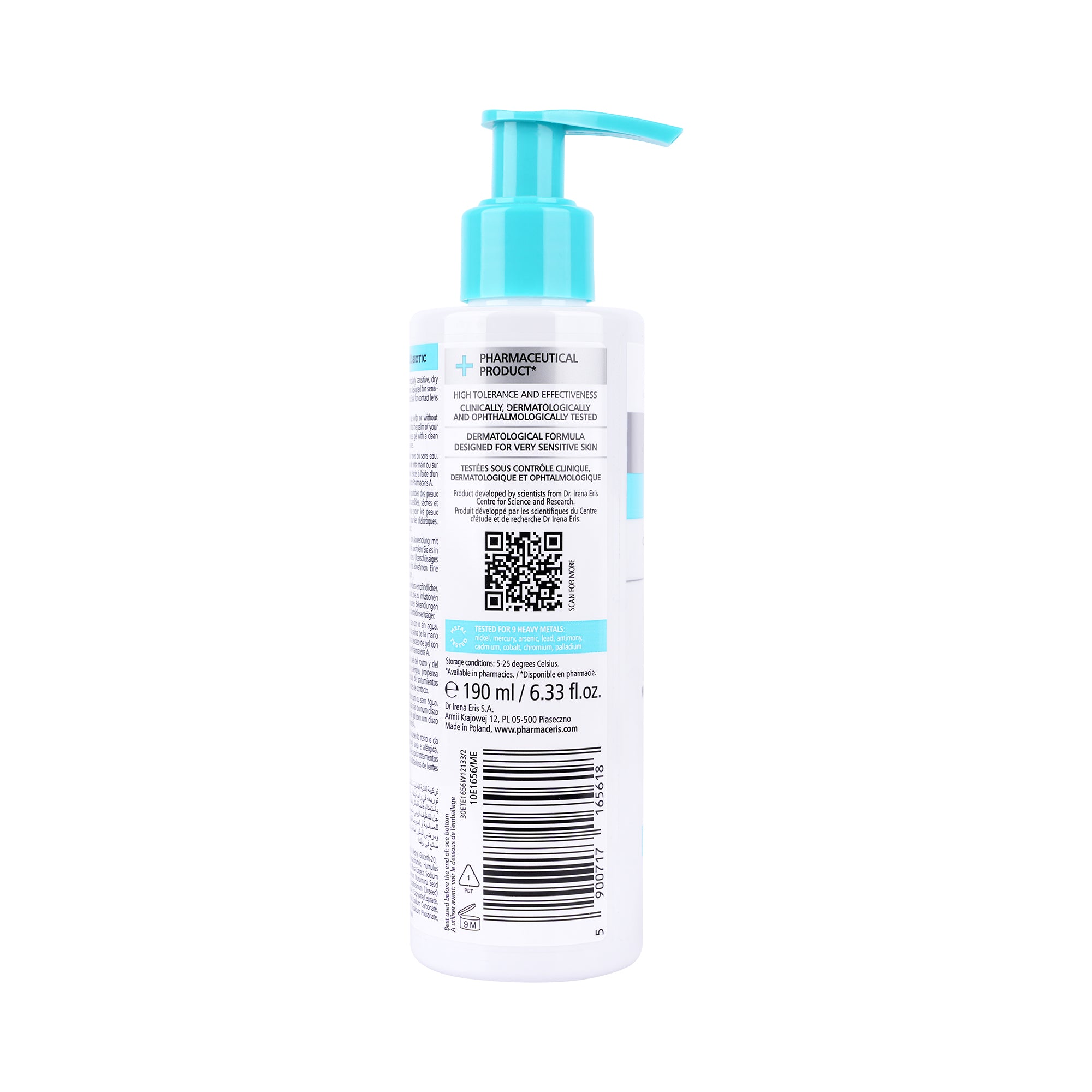 46121-Pharmaceris Physiopuric Gel 190ml +1
