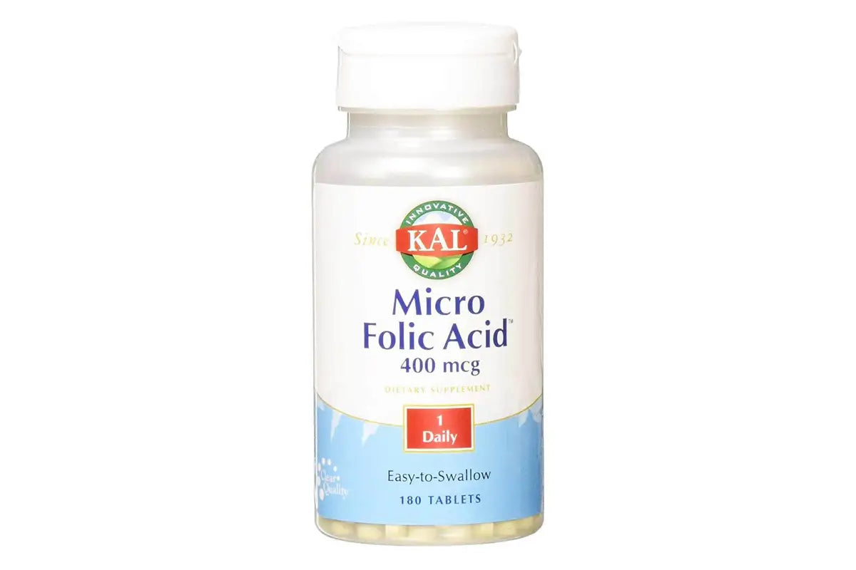 KAL Micro Folic Acid 400 Mcg 180Tab
