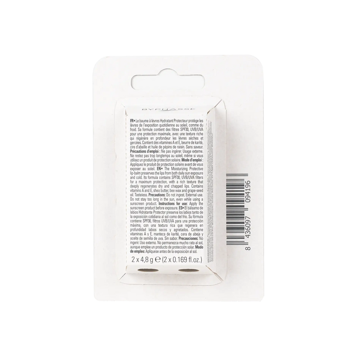 46161-Byphasse SPF30 Protection Lip Balm 2X4.8G +1