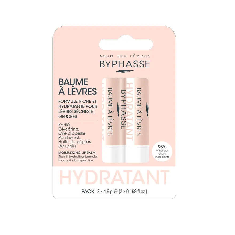 BYPHASSE MOISTURIZING LIP BALM 2X4.8G - 4189