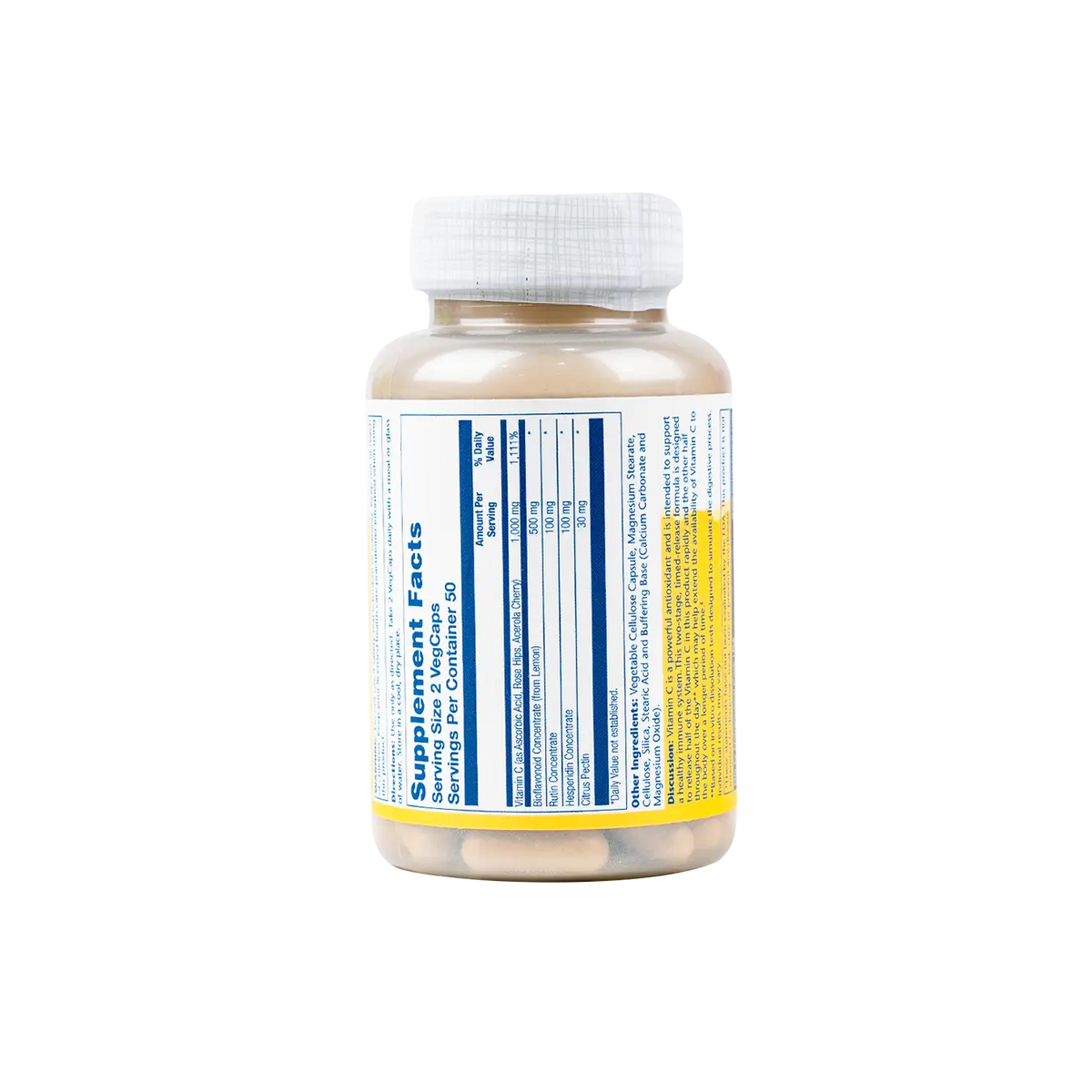 46203-Solaray Super Bio Vitamin-C 1000Mg 100 Vegcaps +1