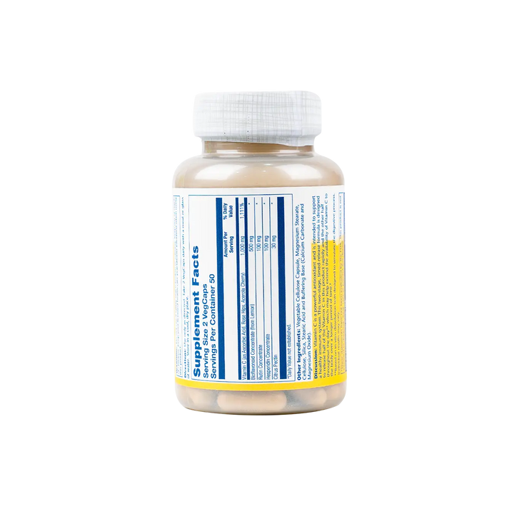 46203-Solaray Super Bio Vitamin-C 1000Mg 100 Vegcaps +1